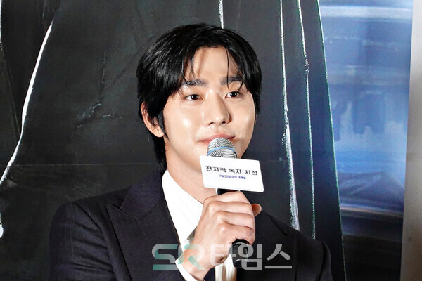 ▲'전지적 독자 시점' 기자간담회에 참석한 안효섭. ⓒ심우진 기자