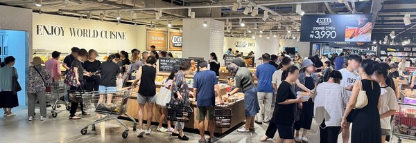 ▲델리 바이 애슐리 강남점(킴스클럽 강남점). ⓒ이랜드