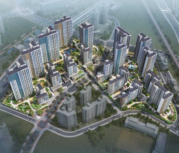 ▲구리갈매역세권 A-1 단지 조감도. ⓒ한국토지주택공사(LH)