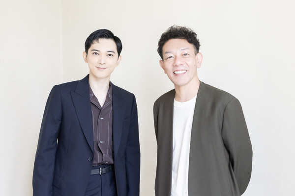 ▲배우 요시자와 료(왼쪽)와 하마사키 신지 감독. ⓒBIFAN