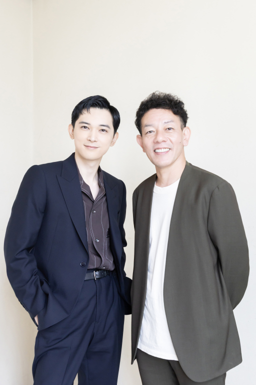 ▲배우 요시자와 료(왼쪽)와 하마사키 신지 감독. ⓒBIFAN