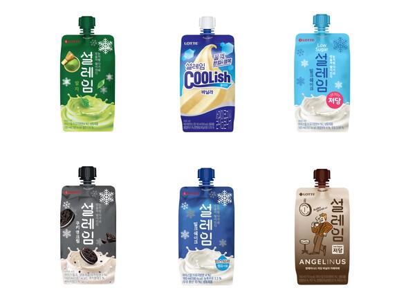 ▲설레임 6종 라인업. ⓒ롯데웰푸드