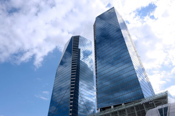 ▲포스코이앤씨 인천 송도 사옥 전경. ⓒ포스코이앤씨