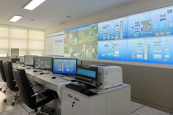 ▲양평군 지방상수도 현대화사업 통제실 전경. ⓒ금호건설