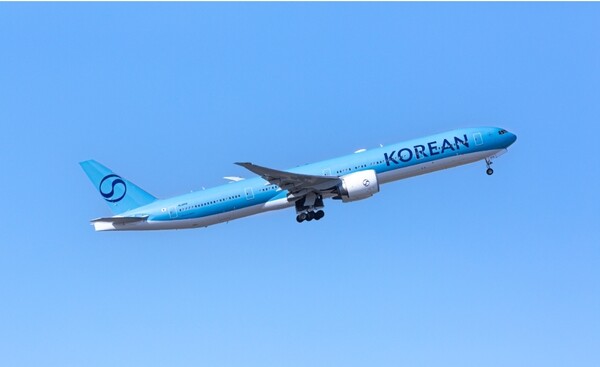 ▲대한항공 B777-300ER 항공기. ⓒ대한항공