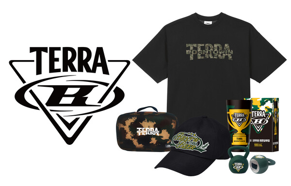 ▲테라·본투윈 협업 상품 7종. ⓒ하이트진로