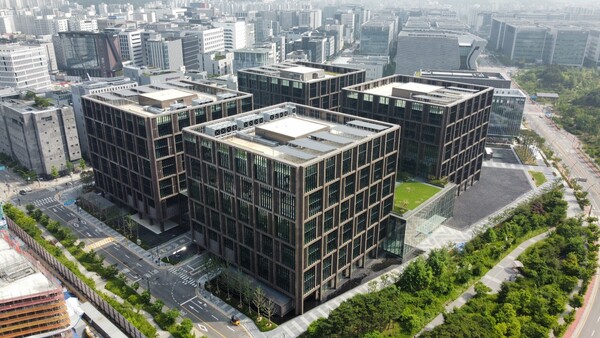 ▲이랜드 마곡 글로벌 R&D 센터. ⓒ이랜드