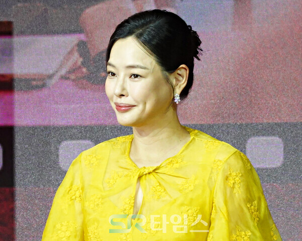 ▲넷플릭스 시리즈 '애마' 제작발표회에 참석한 이하늬. ⓒ심우진 기자