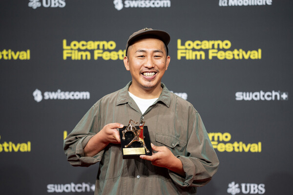 ▲심은경, 미야케 쇼 감독, 카와이 유미(사진 왼쪽부터). ⓒ로카르노 영화제