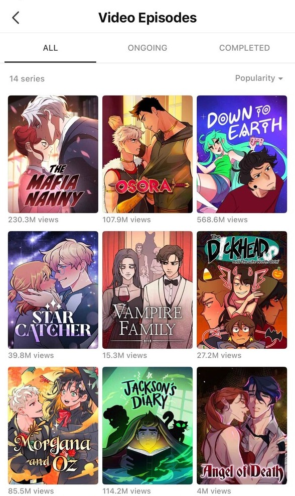 ▲네이버웹툰 비디오 에피소드. ⓒ네이버웹툰