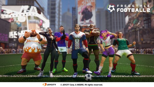 ▲조이시티, 프리스타일 풋볼2. ⓒ조이시티