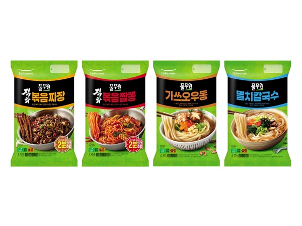 ▲풀무원이 면발·산취 저감화 기술을 적용한 실온면 4종(짜장·짬뽕·우동·칼국수)을 출시하며 실온면 시장에 진출한다. ⓒ풀무원