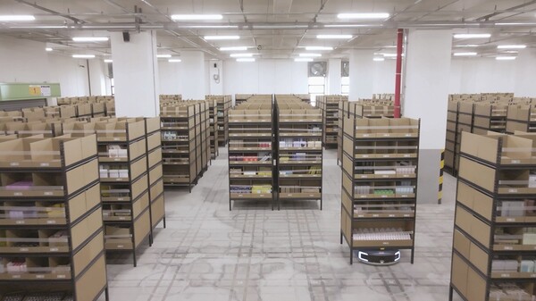 ▲CJ대한통운 군포 풀필먼트센터. ⓒCJ대한통운