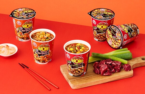 ▲오뚜기 WOW 컵면 2종 연출컷. ⓒ오뚜기