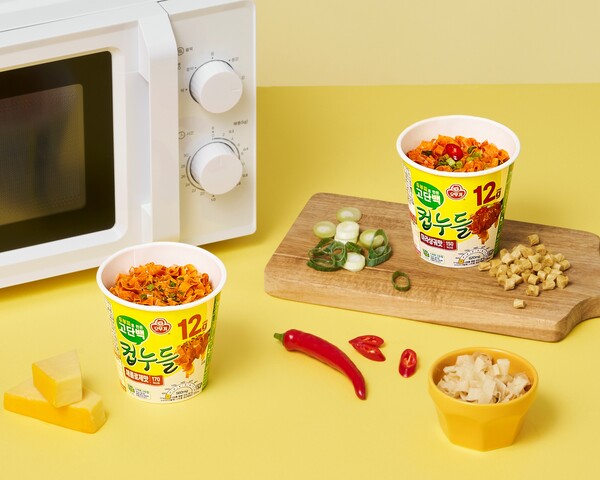 ▲고단백 컵누들 2종 연출컷. ⓒ오뚜기