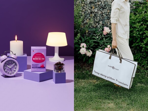 ▲CJ웰케어 멜라메이트 구미와 슬립앤슬립 깊은잠 시리즈. ⓒCJ제일제당