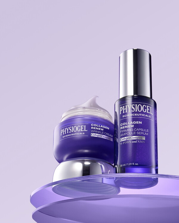 ▲피지오겔 사이언수티컬즈 콜라겐 리뉴 라인. ⓒLG생활건강