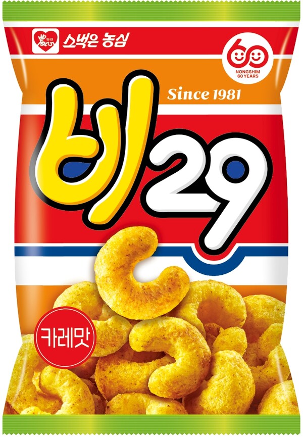 ▲농심 스낵 비29 제품 이미지. ⓒ농심