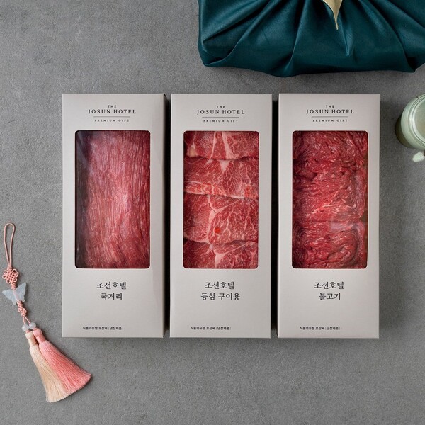 ▲이마트 조선호텔 울릉도 칡소 상차림세트. ⓒ이마트