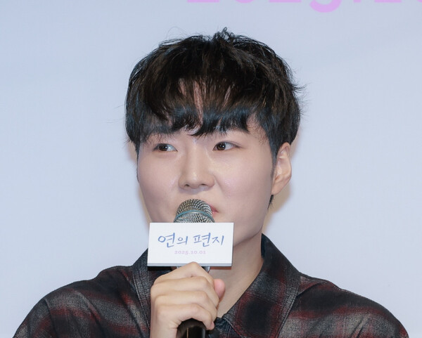 ▲'연의 편지' 기자간담회에 참석한 김민주. ⓒ롯데엔터테인먼트