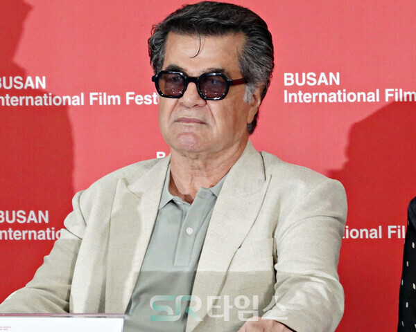 ▲ '그저 사고였을 뿐'의 기자회견에 참석한 자파르 파나히 감독. ⓒ심우진 기자