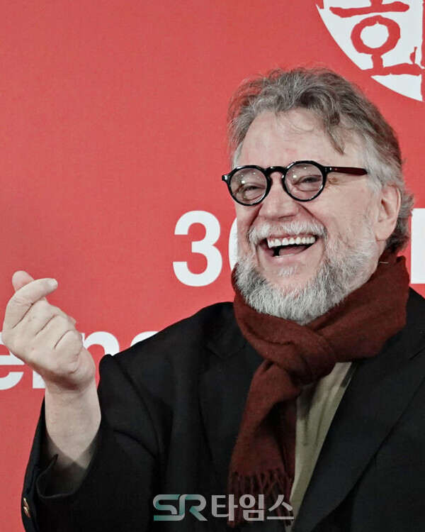 ▲제30회 부산국제영화제 갈라 프레젠테이션 부문 초청작 '프랑켄슈타인' 기자회견에 참석한 기예르모 델 토로 감독. ⓒ심우진 기자