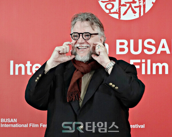 ▲제30회 부산국제영화제 갈라 프레젠테이션 부문 초청작 '프랑켄슈타인' 기자회견에 참석한 기예르모 델 토로 감독. ⓒ심우진 기자