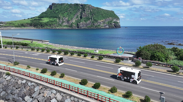 ▲롯데이노베이트가 국내 최초로 제주도 관광형 자율주행 서비스를 선보인다고 22일 밝혔다. ⓒ롯데이노베이트