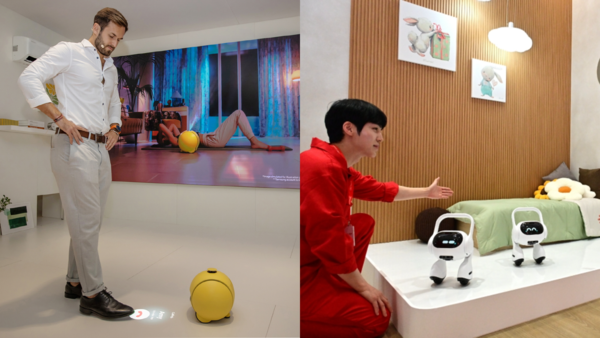 ▲삼성전자 '볼리', LG전자 'Q9'. ⓒ각 사