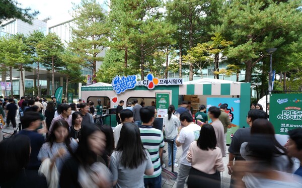 ▲LG 컬처위크 2025 참가 부스 '프레시 그라운드'. ⓒCJ프레시웨이