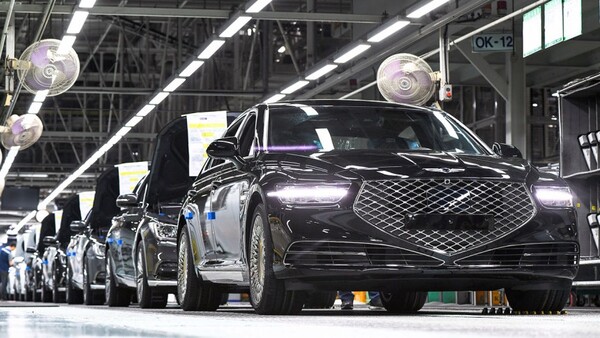 ▲현대차 제네시스 생산라인 ⓒ현대차