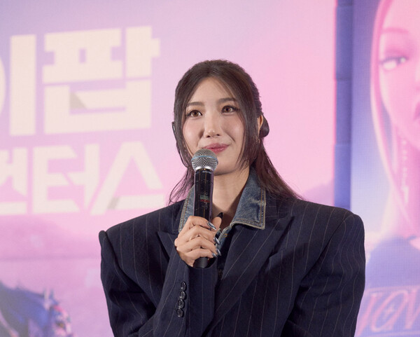 ▲'케이팝 데몬 헌터스' OST '골든' 작곡가이자 가수 이재가 내한 기자간담회에 참석했다. ⓒ넷플릭스