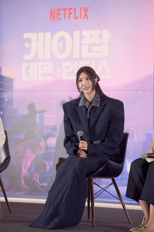 ▲'케이팝 데몬 헌터스' OST '골든'의 작곡가이자 가수인 이재가 내한 기자간담회에 참석했다. ⓒ넷플릭스