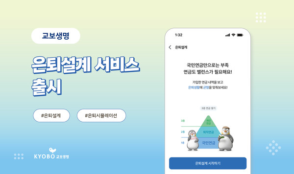 ▲은퇴설계 서비스 출시. ⓒ교보생명