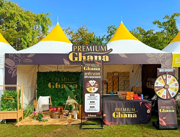 ▲롯데웰푸드 ‘2025 경기정원문화박람회’ 프리미엄 가나 홍보 부스 이미지. ⓒ롯데웰푸드