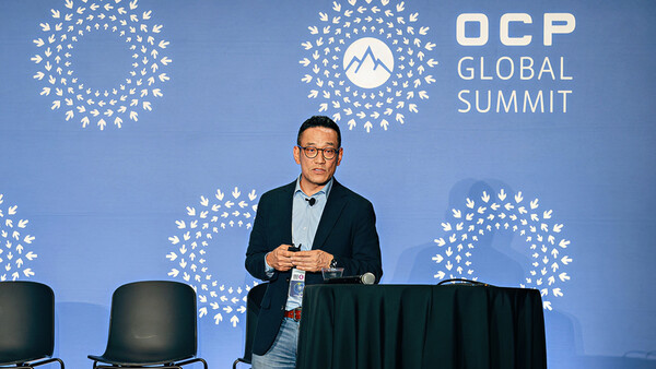 ▲김천성 SK하이닉스 부사장(eSSD Product Development 담당)이 발표를 진행하고 있다. ⓒSK하이닉스