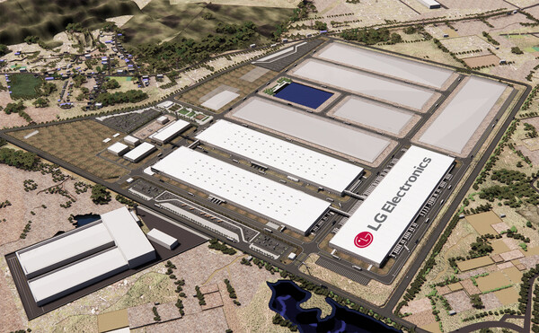 ▲스리시티 공장 조감도. ⓒLG전자