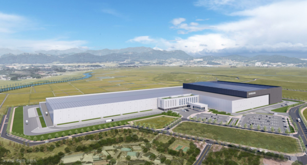 ▲삼성전자 고창 CDC 물류센터 조감도. ⓒ동부건설