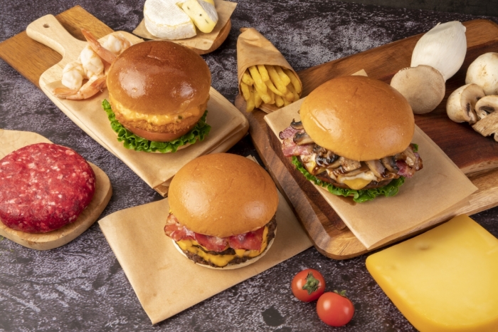 ▲프랭크버거 대표 메뉴. ⓒCJ프레시웨이