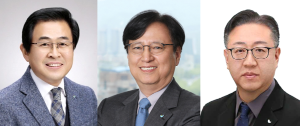 ▲(사진 왼쪽부터) 도세호 사장, 경재형 수석부사장, 지상호 상무. ⓒSPC그룹