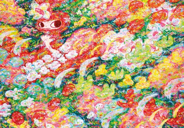 ▲일본 현대미술 작가 아야코 록카쿠의 회화 작품. ⓒ아티피오