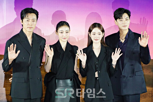 ▲'당신이 죽였다' 제작발표회에 참석한 이무생, 전소니, 이유미, 장승조(사진 왼쪽부터). ⓒ심우진 기자