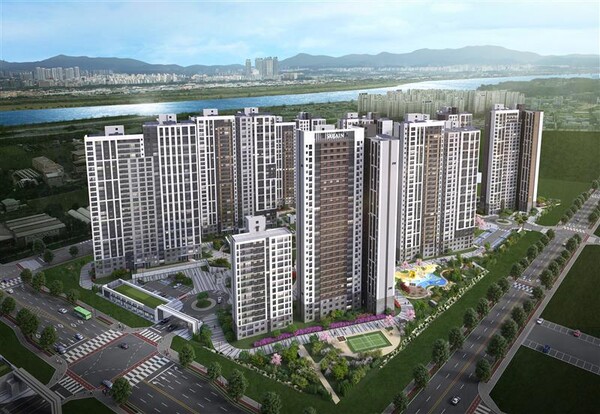 ▲'풍무역세권 수자인 그라센트 1차' 조감도. ⓒBS한양