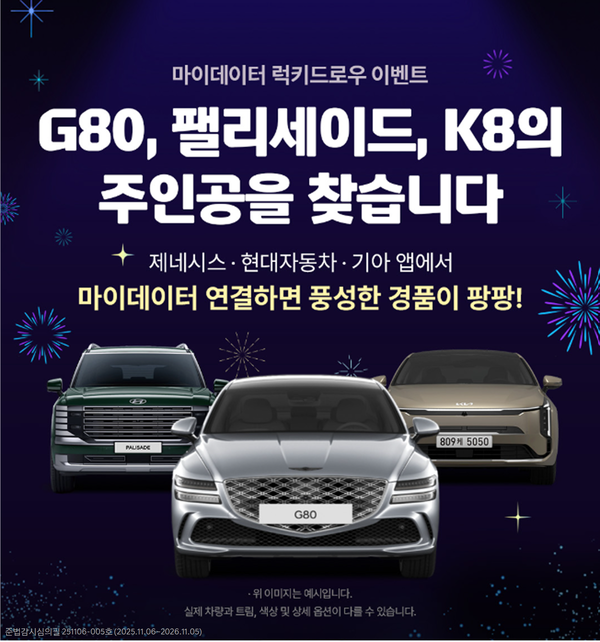 ▲현대캐피탈 '내 차 금융관리' 서비스 오픈 기념 이벤트. ⓒ현대캐피탈