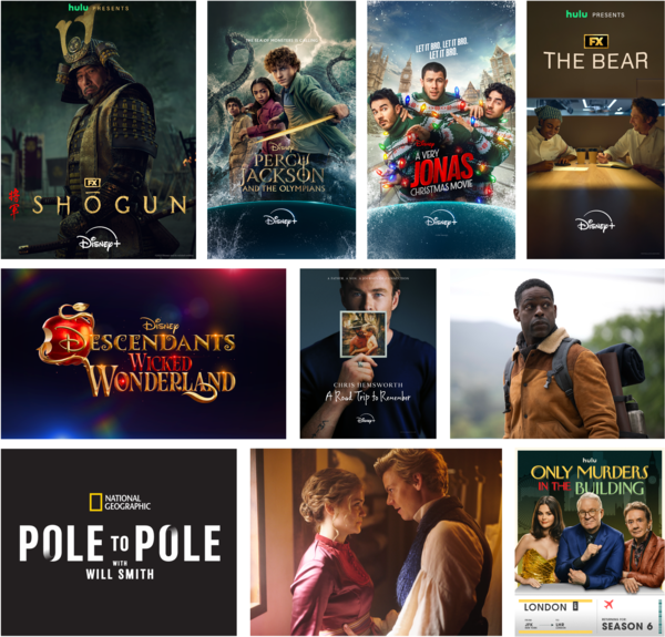 ▲월트디즈니 컴퍼니 아태지역 디즈니+ 오리지널 프리뷰에서 공개된 일반 엔터테인먼트 라인업. ⓒ월트디즈니 컴퍼니