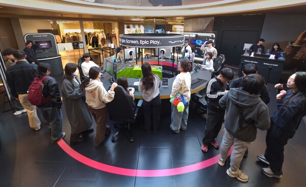 ▲삼성전자가 게이밍 모니터 체험존 ‘오디세이 게임 스테이션’을 열고 수능을 마친 수험생에게 다양한 혜택을 제공한다. ⓒ삼성전자