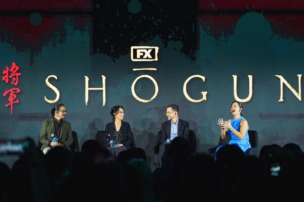 ▲디즈니랜드 호텔에서 개최된 디즈니+ 오리지널 프리뷰 2025의 '쇼군' 시즌2 발표 현장.ⓒ월트디즈니 컴퍼니
