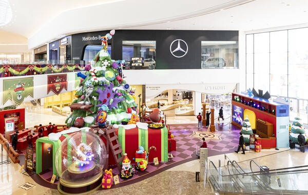 ▲스타필드 하남에서 진행 중인 '메리 브롤리마스 in 스타필드(11/14~1/1)' 전경. ⓒ신세계프라퍼티