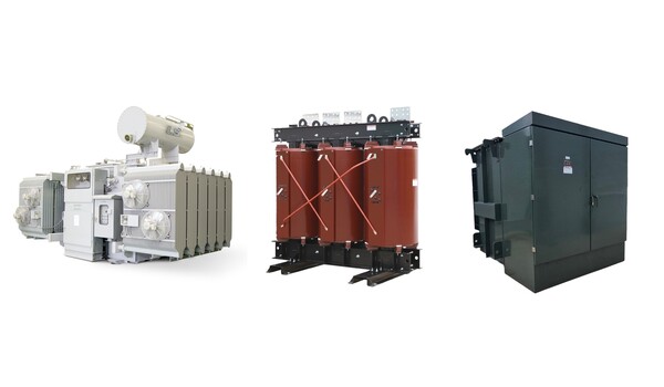 ▲LS일렉트릭 북미 데이터센터 수출용 배전유입변압기, 배전몰드변압기, 배전패드변압기. ⓒLS일렉트릭