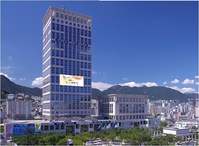 ▲부산시청